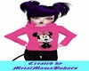 girls Minnie 2 Hoodie