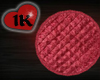 !!1K red quilted round 