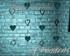 (T)Dangling Hearts Teal