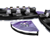 *Black Silver PurpleSofa