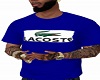 Blue Lacoste Tee