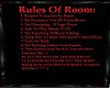 My Rules For Rooms