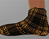 Brown Slippers Plaid (F)