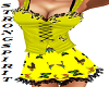 Yellow butterfly dress