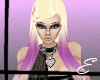 blonde & purple hair