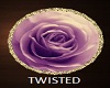 Purple Rose Rug