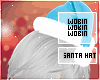 ₩ Xmas Hat Blue Pastel