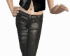 {fey}real leather pants