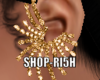 R | Gold marv earring