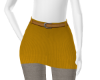 Corduroy Miniskirt yllow