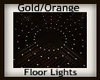 Floor Lights Gold*Orange
