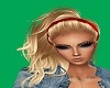 Kay Blonde Red Headband