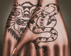 animals hand tattoo