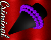 F| Purple Spiked Gauges