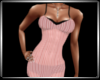 Pink Stripe Busty Dress