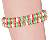 Xmas Candy Armband L