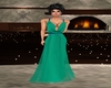 Green Blue Gown