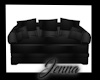 Black Couples Sofa