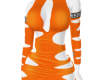 L's Orange Beach Dress