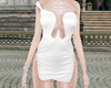 Silk Dress. White
