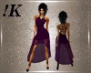 !K! Purple Halter Dress