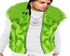 Luxx Green Fur Vest