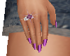 Nails Purple Shiny smhnd