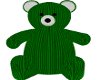 Green Stripped Teddy Bea