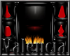 {CV} Blk n red Fireplace