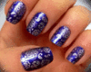 Dark Blue nails