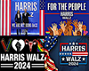 HARRIS WALZ POSE POSTER