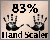 Scale Hand 83% F