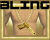 Gold Bling Gun Chain