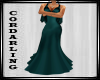 Long Teal Gown