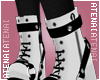 ❄ Punk Wt/Bl Boots
