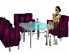 Skys Purple Chairs/Table