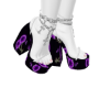 purple cherry shoe