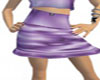 Purple shinny skirt
