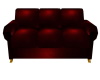 Red Velvet Cuddle Couch