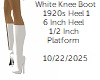 [BB] White Knee Boot 192