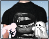 T-Shirt black mouth
