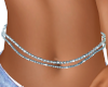 Aqua Diamond Belly Chain