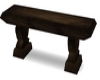 Medieval wooden bench