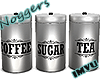 Coffee Sugar Tea Cans