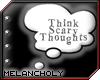 Scary Thoughts Sticker