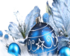(T)Blue Christmas Balls3