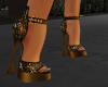 TEF GOLD ESSENCE HEELS