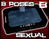 [B] Black 8P Sexual tub