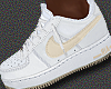 Tan/White Air force 1 -