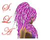 purple cotton candy hair